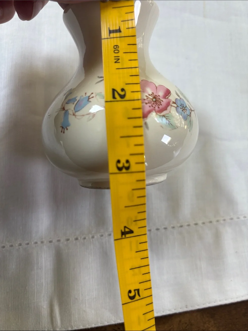 Vintage St Michael Marks & Spencer Minature Bud Vase England Transferware